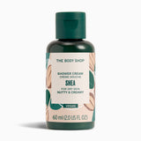 The Body Shop Shea Shower Cream bottle on a white background