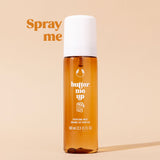 Butter me up fragrance mist - The Body Shop. Overlay text: 'Spray me'.