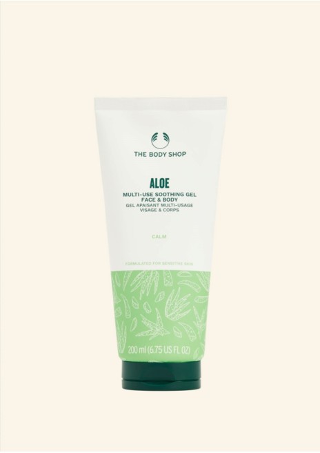 Vlažilna gelska krema za obraz in telo Aloe 200 ml