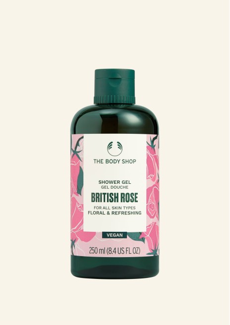Britanska vrtnica gel za prhanje 250 ml