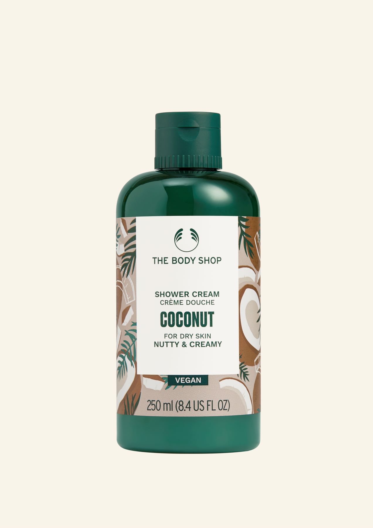 kokosova krema za kopel in prhanje 250 ml