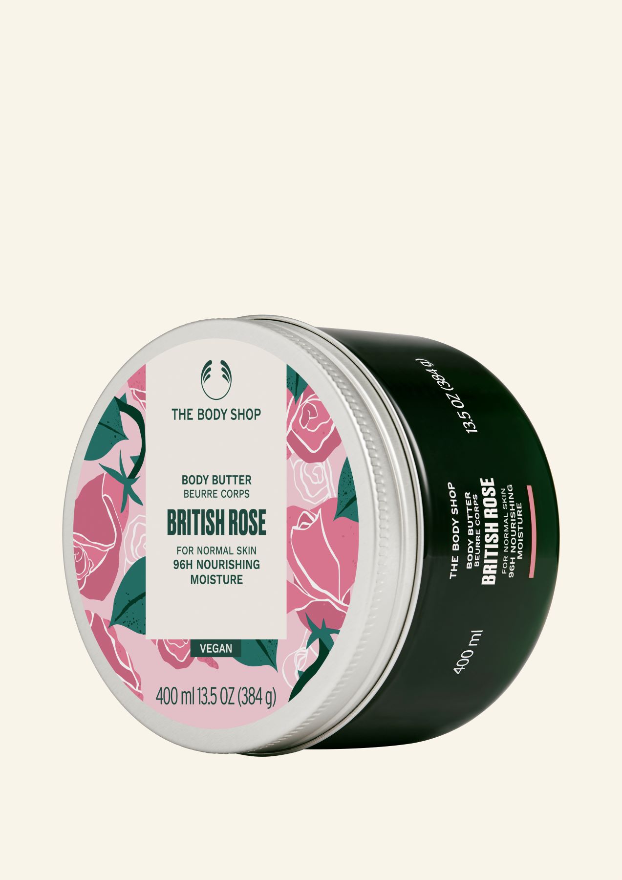 Negovalno maslo za telo British Rose 400 ml