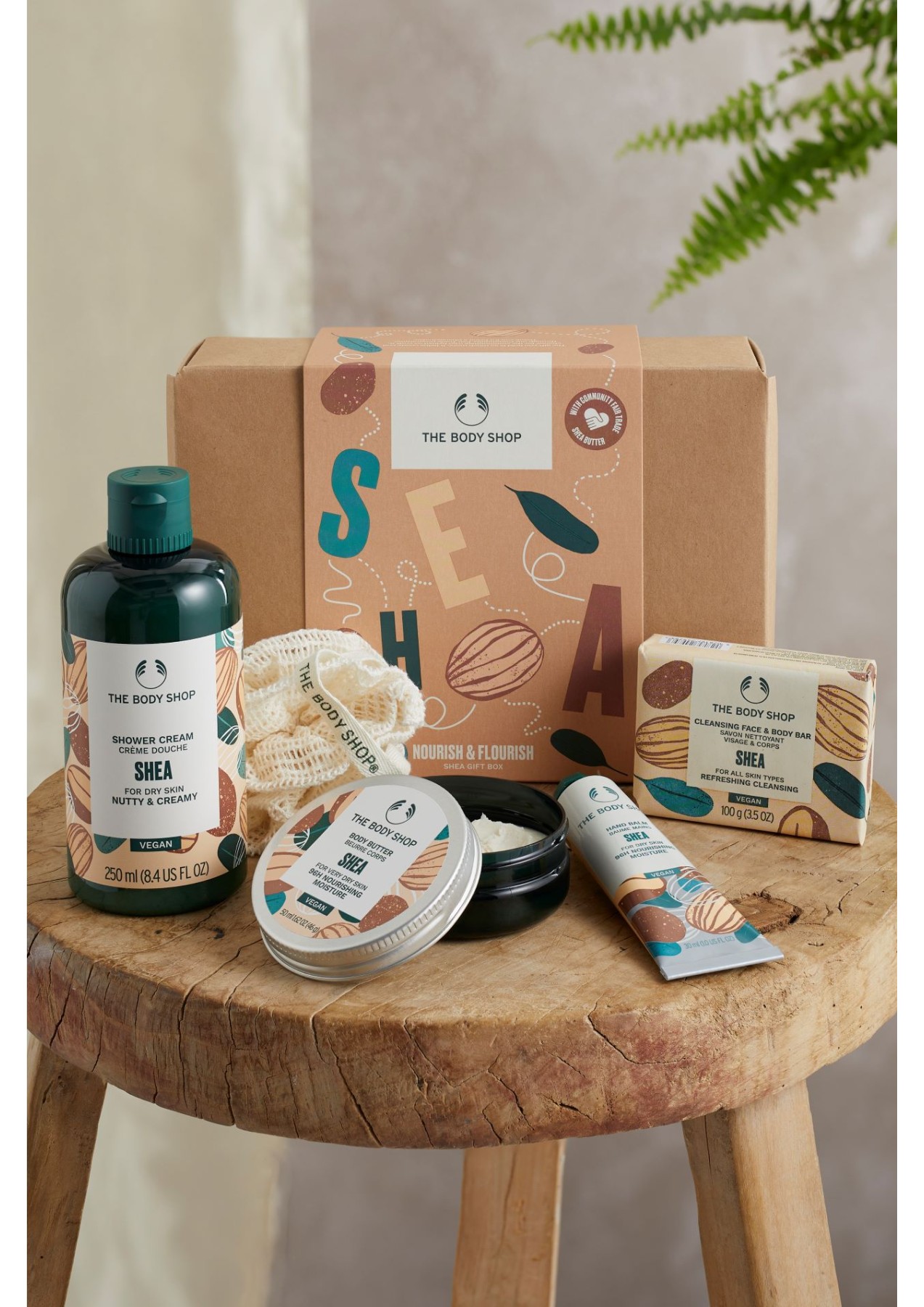 Nourish & Flourish Shea Darilna škatla