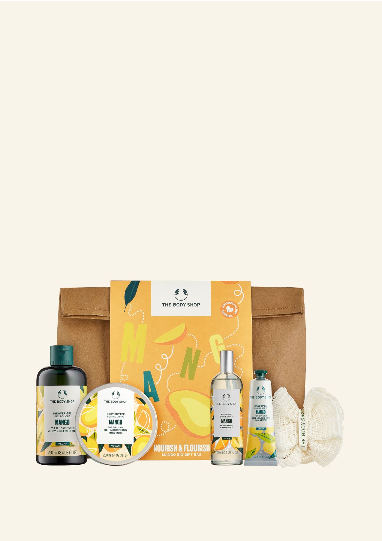 Nourish & Flourish Mango velika darilna torba Cadou 