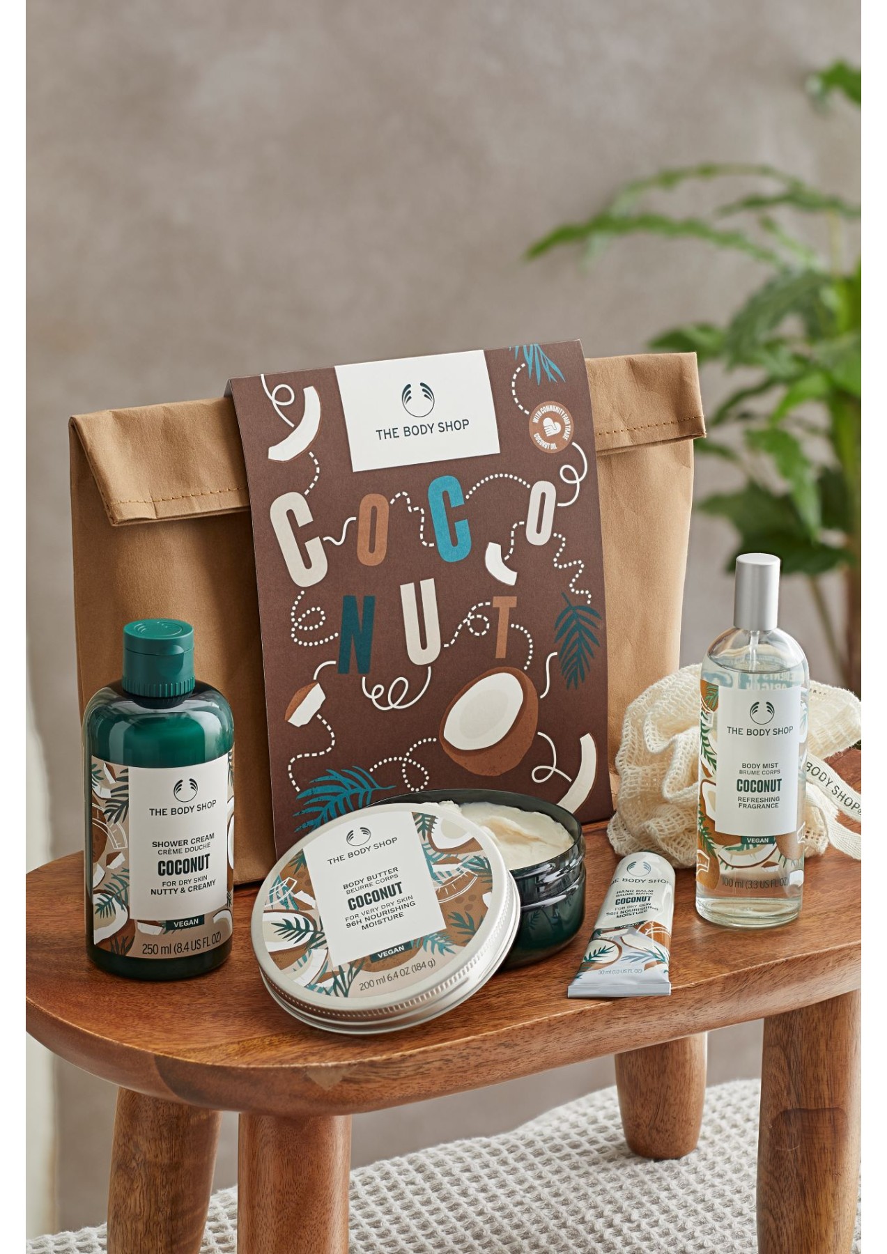 Darilna torba kokos Nourish & Flourish 